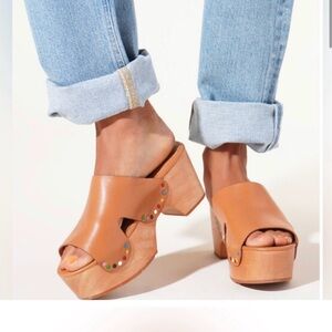 EUC Charlotte Stone Glenna Clogs Sz9